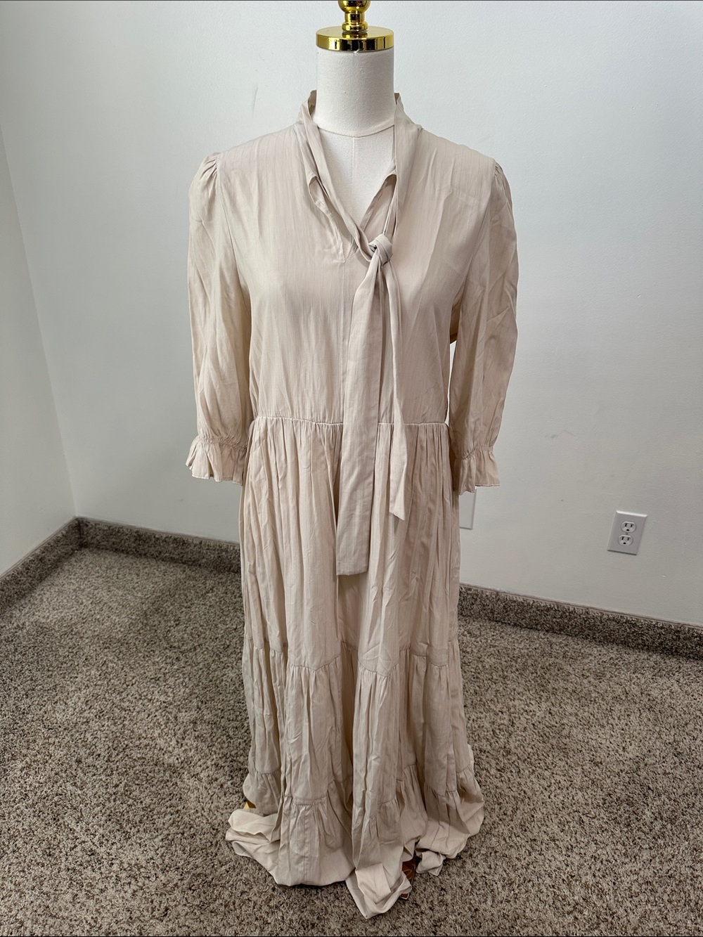 🕯️ Roolee Tiered Ruffle Maxi Dress